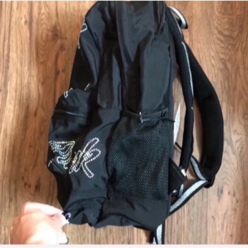 VS PINK Campus Backpack - Black Rhinestone